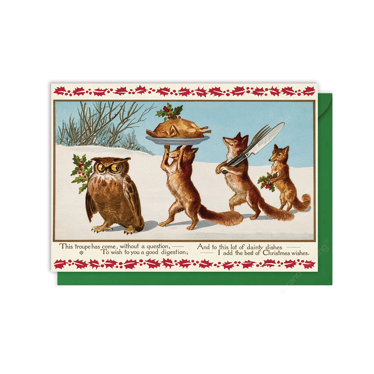 The Best of Christmas Wishes – Victorian Christmas Card