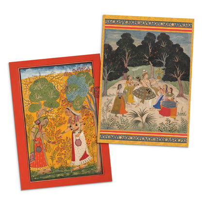 Indian Miniature Painting Art Greeting Cards – Set of 10