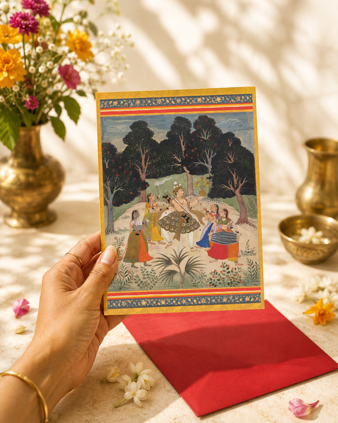 Indian Miniature Painting Art Greeting Cards – Set of 10